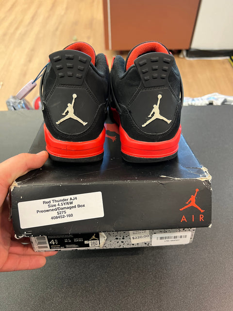 Jordan 4 Retro Red Thunder