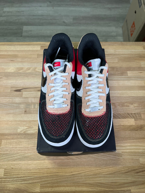 Nike Air Force 1 Low React Black White Gym Red Gym Blue