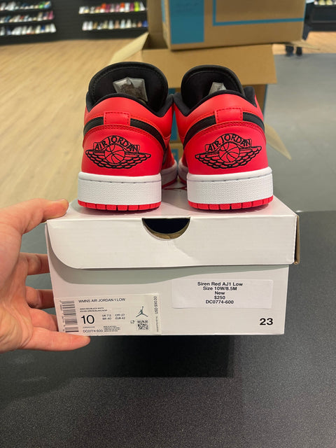 Jordan 1 Low Siren Red (Women's)