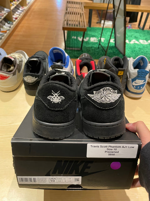 Jordan 1 Retro Low OG SP Travis Scott Black Phantom