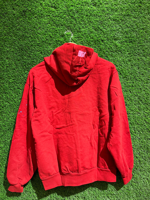 DS SP5DER Hoodie Red Web (multiple sizes)