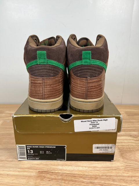 Nike SB Dunk High Wood Deck