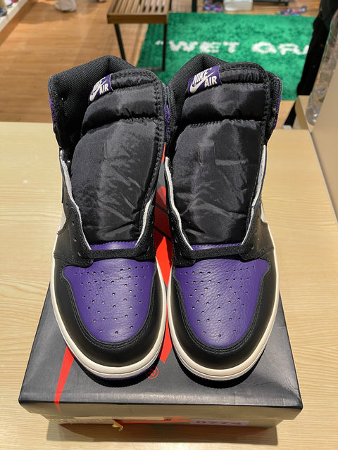 Jordan 1 Low Court Purple White