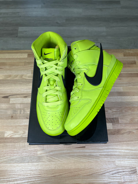 DS AMBUSH Flash Lime Nike Dunk High Sz 7.5M/9W
