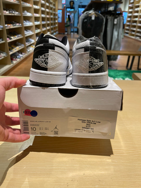 Jordan 1 Low SE Homage Split White Black (W)