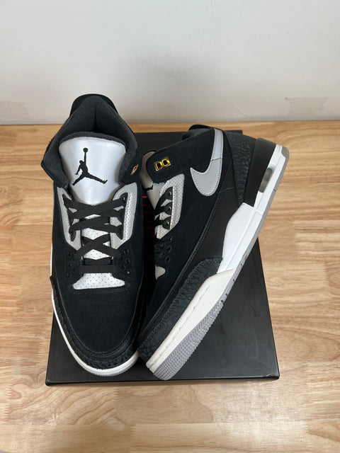 Jordan 3 Retro Tinker Black Cement Gold