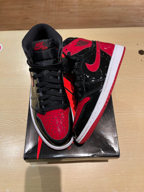 Jordan 1 Crib Bootie Bred Patent (I)