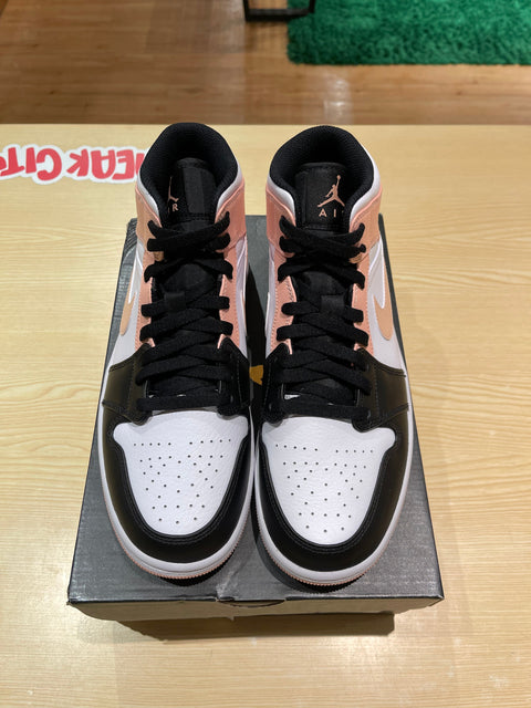 Jordan 1 Mid Arctic Orange Black Toe