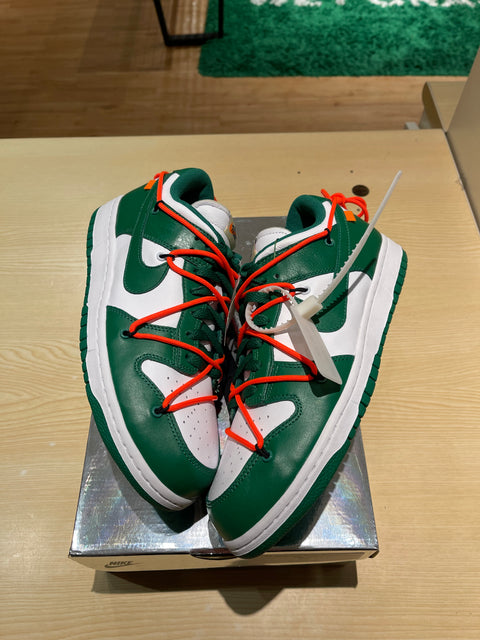 DS Off-White Pine Green Dunk Sz 10.5