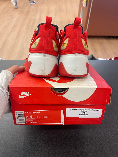 Nike Zoom 2K Off White University Red