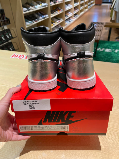 Jordan 1 Retro High Silver Toe (W)