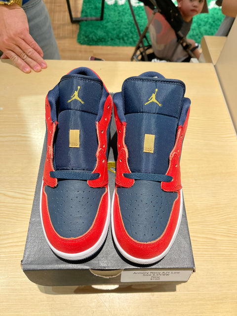 Jordan 1 Low Armory Navy Sport Red (GS)