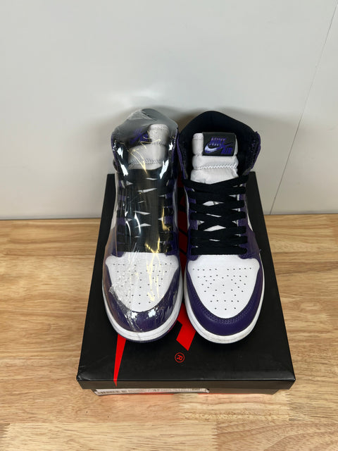 Jordan 1 High Zoom Air CMFT Black Court Purple Lemon Venom (Women's)