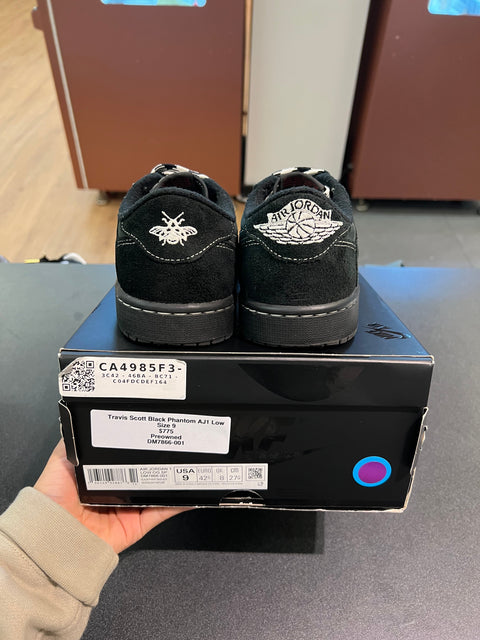 Jordan 1 Retro Low OG SP Travis Scott Black Phantom