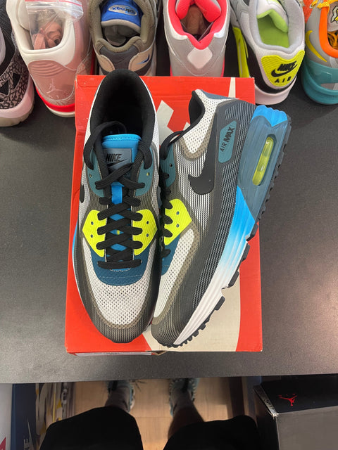 Nike Air Max Lunar 90 Grey Blue Red