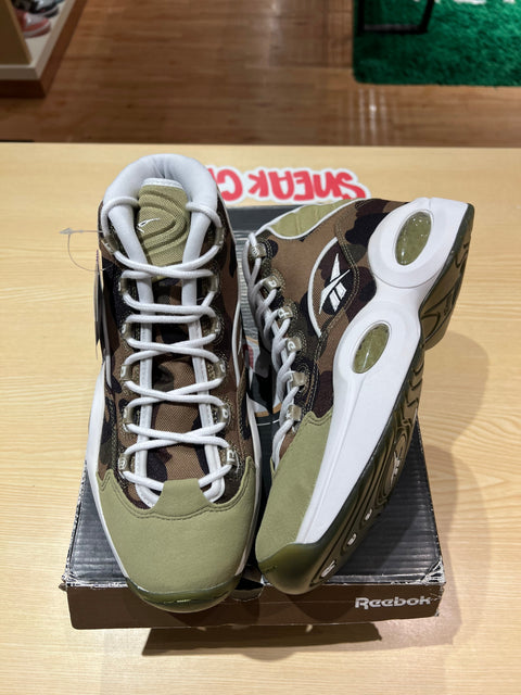 Reebok Question Mid mita sneakers X Bape 1st Camo