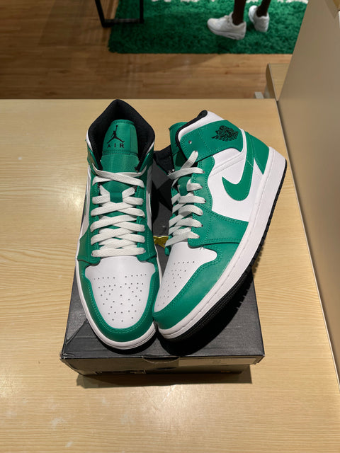 Jordan 1 Mid Lucky Green