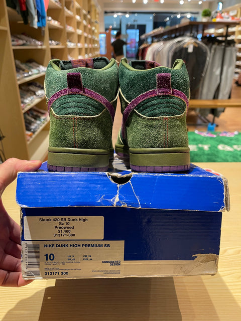 Nike SB Dunk High 420 Reverse Skunk (Special Box)