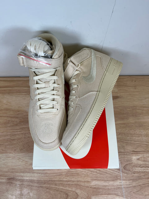 DS Stussy Fossil Air Force 1 Mid Sz 11