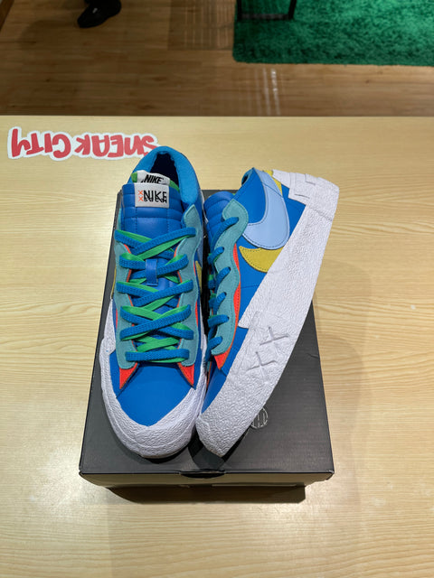 DS Sacai KAWS Neptune Blue Nike Blazer Low Sz 11.5