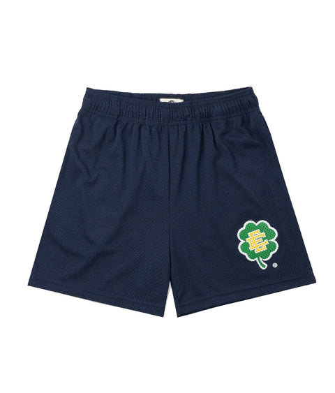 Navy Green Clover Eric Emanuel Shorts