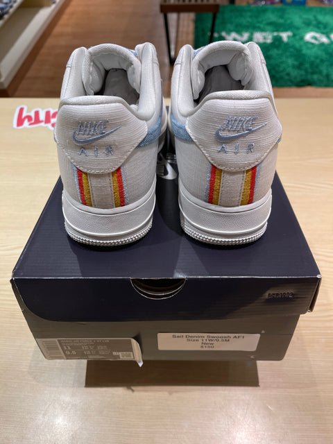 Nike Air Force 1 Low Sail Denim Swoosh (Women's)