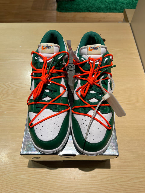 DS Off White Pine Green Nike Dunk Low Sz 12