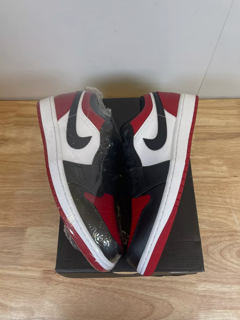 Jordan 1 Low Bred Toe 2.0