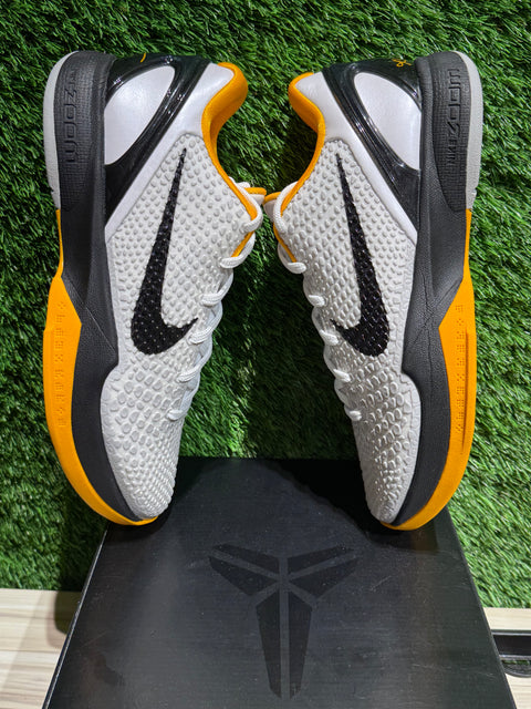 Kobe 6 Protro Playoff Pack White Del Sol Sz 9