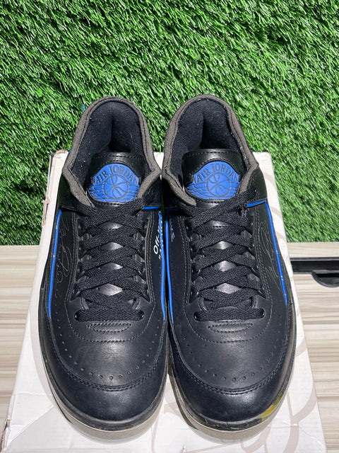 Jordan 2 Retro Low SP Off-White Black Blue