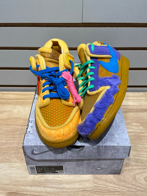 Nike Dunk Low Cactus Plant Flea Market Swamp Sponge Psychic Purple Sz 11.5