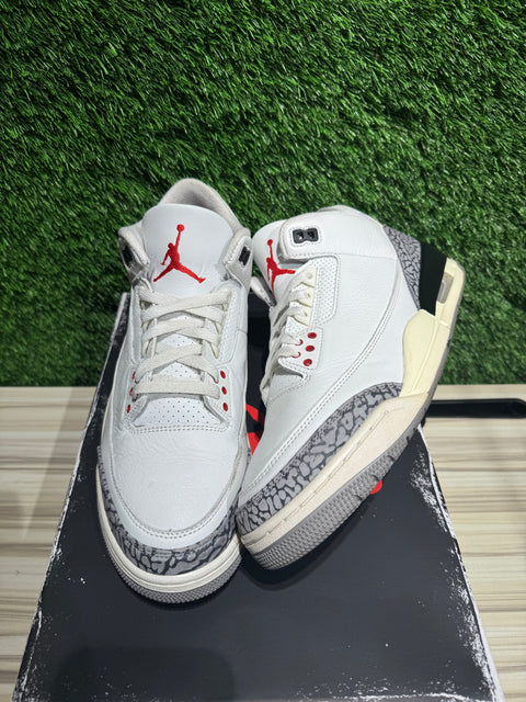 Jordan 3 Retro White Cement Reimagined S 10.5