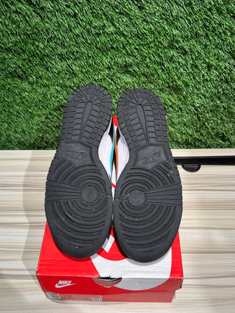 Nike Dunk Low Multiple Swooshes White Washed Teal (Women's) Sz 6.5M