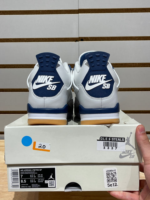 Jordan 4 Retro SB Navy Sz 7M