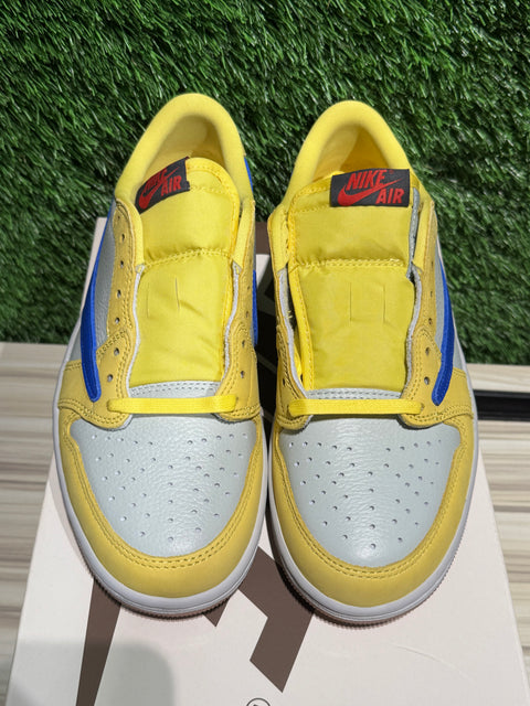 Jordan 1 Retro Low OG SP Travis Scott Canary (Women's) Sz 6M/7.5W