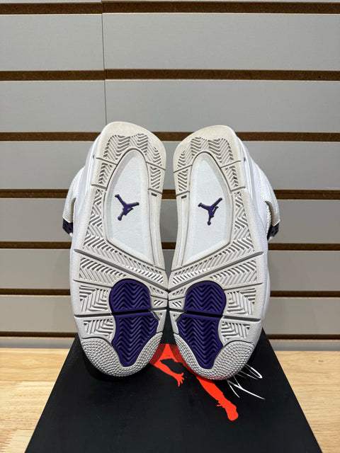 Jordan 4 Retro Metallic Purple (GS) Sz 5Y)