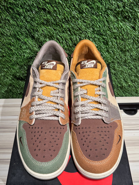 Jordan 1 Retro Low OG Zion Williamson Voodoo Sz 10