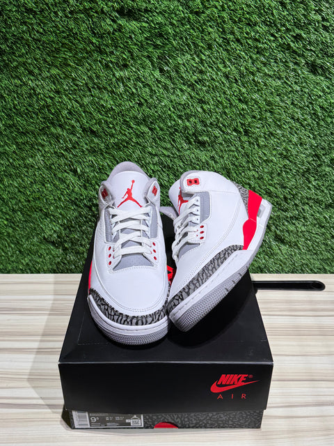 Jordan 3 Retro Fire Red (2022) Sz 9.5M