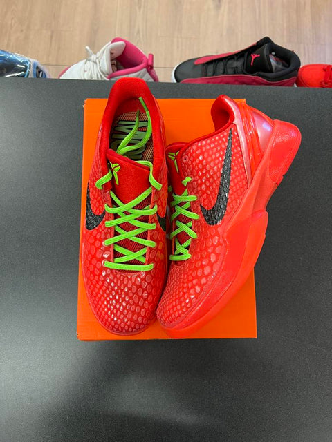 Nike Kobe 6 Protro Reverse Grinch (GS) Sz 6.5Y