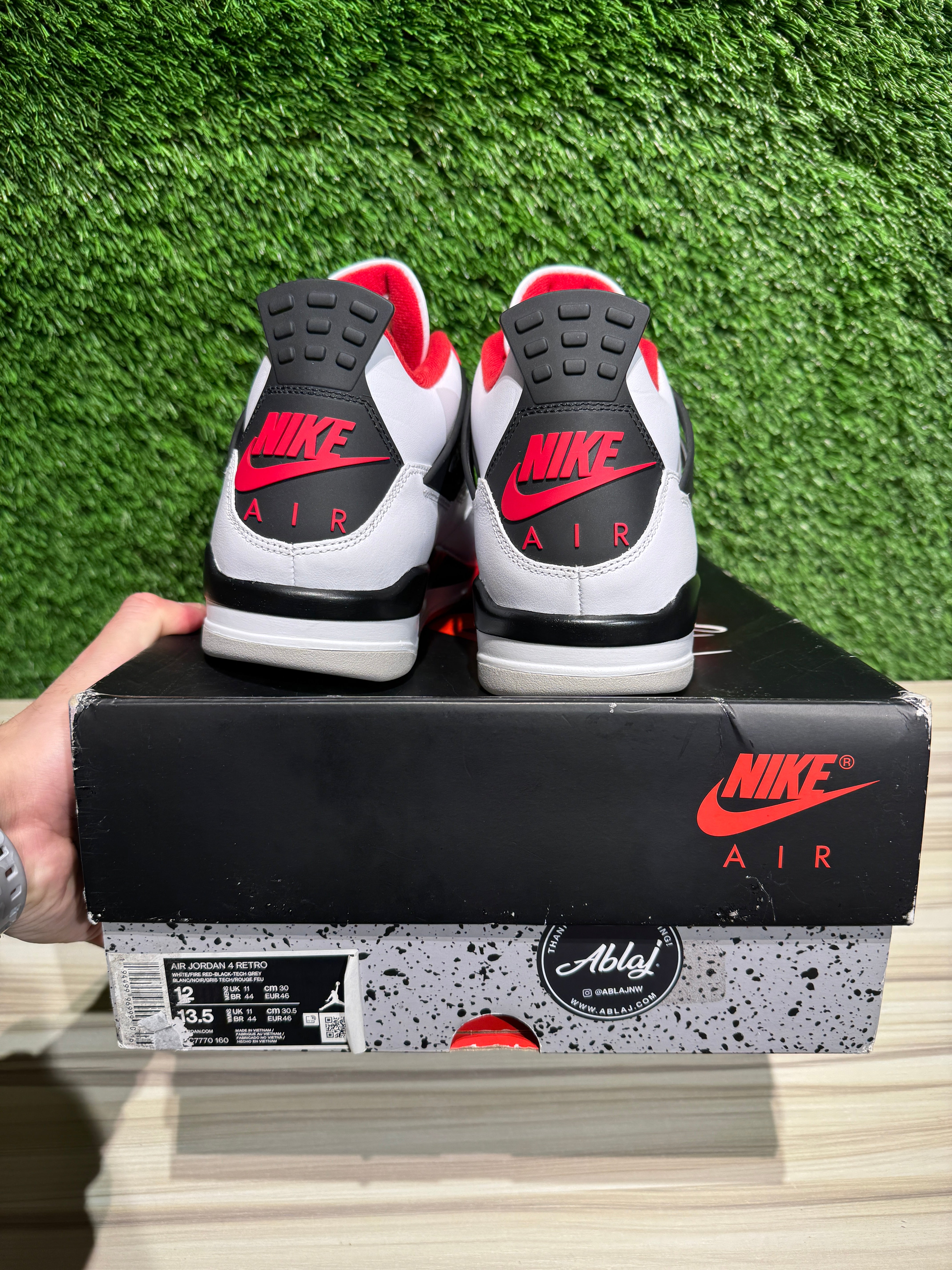 Jordan 4 Retro Fire Red (2020) Sz 12 – Sneak City
