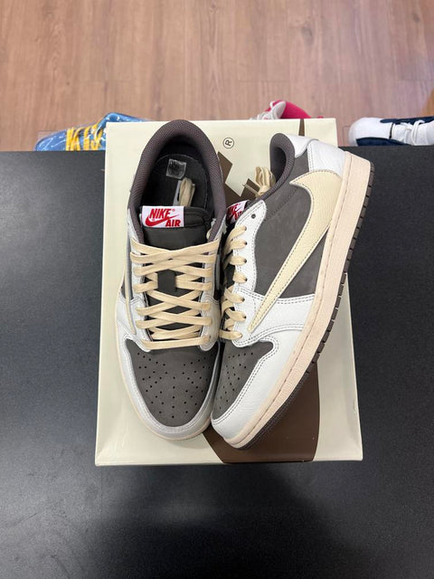 Jordan 1 Retro Low OG SP Travis Scott Reverse Mocha Sz 10M