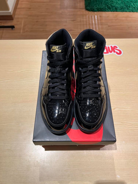 Jordan 1 Retro High Black Metallic Gold (2020) Sz 10