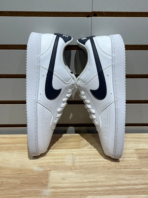 Nike Court Vision Low Next Nature White Navy Sz 10