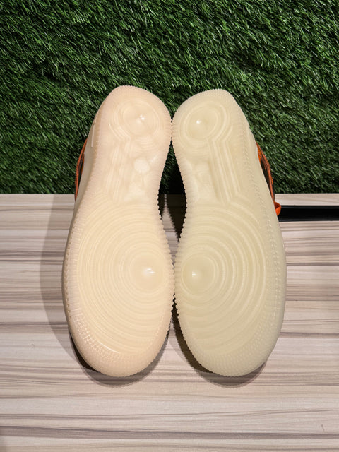 Nike Air Force 1 Low Orange Skeleton Halloween (2020) Sz 8M