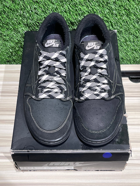 Jordan 1 Retro Low OG SP Travis Scott Black Phantom Sz 11M