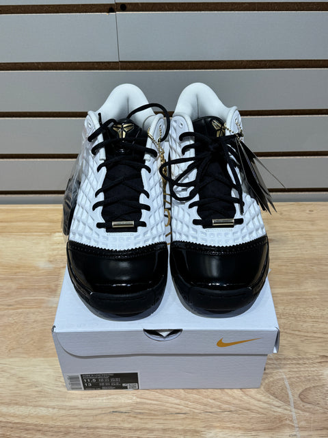 Nike Kobe 3 Low Protro White Black Metallic Gold Sz 11.5