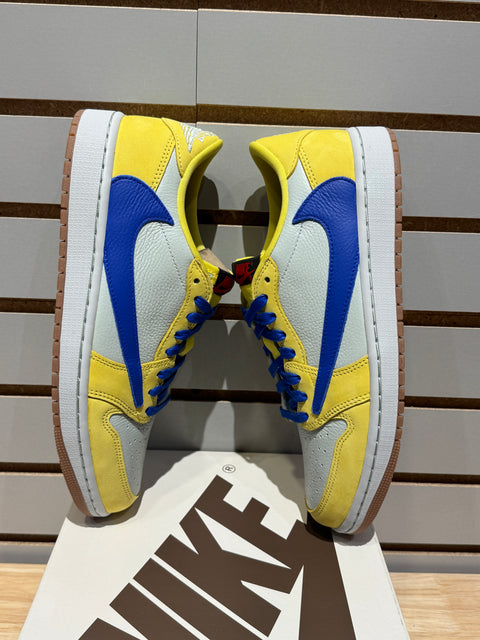 Jordan 1 Retro Low OG SP Travis Scott Canary (Women's) Sz 9M