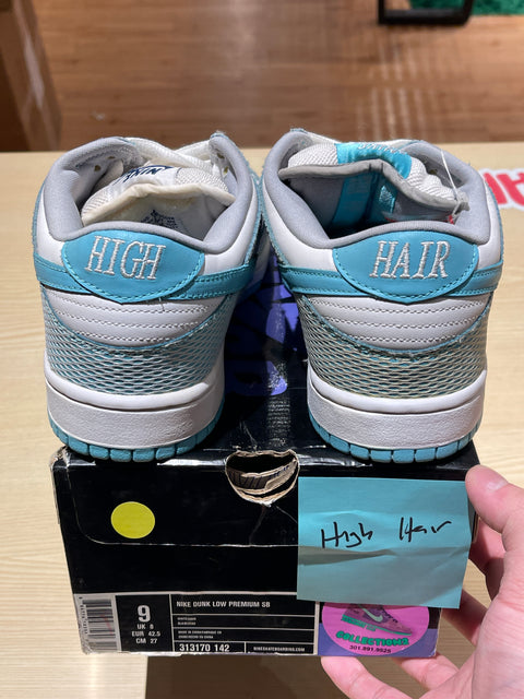 Nike SB Dunk Low High Hair Sz 9M