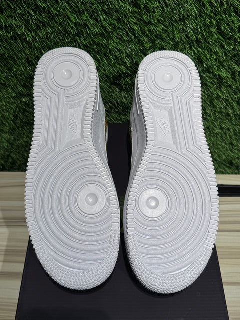 Nike Air Force 1 Low Retro Ivory Snake Sz 9M