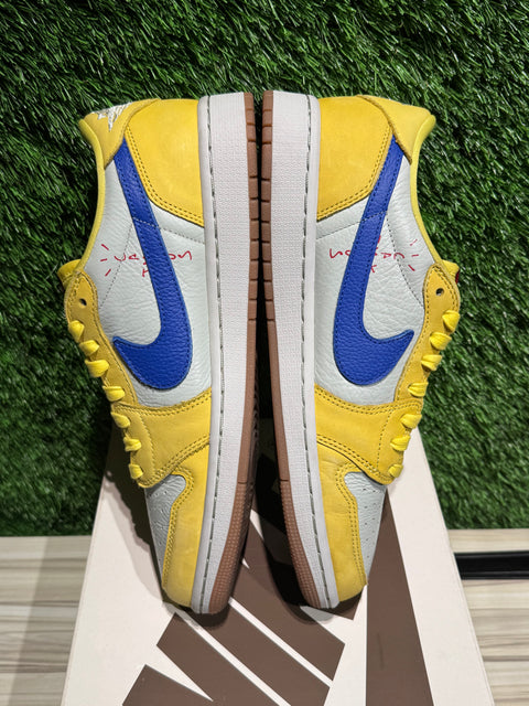 Jordan 1 Retro Low OG SP Travis Scott Canary (Women's) Sz 10.5W/9M